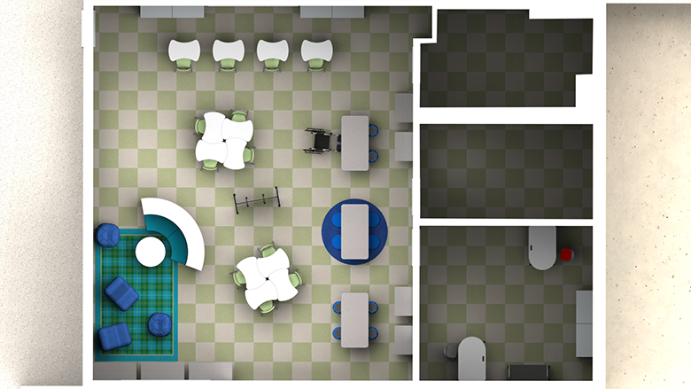 Elementary Small Groups & Mentoring Rooms - Plan View 
